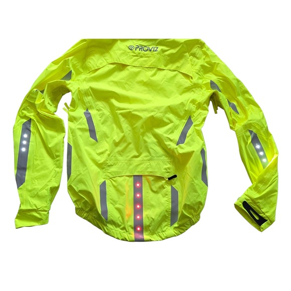 Proviz Nightrider LED‎ Cycling Jacket Neon Yellow XS Reflective - Picture 5 of 16